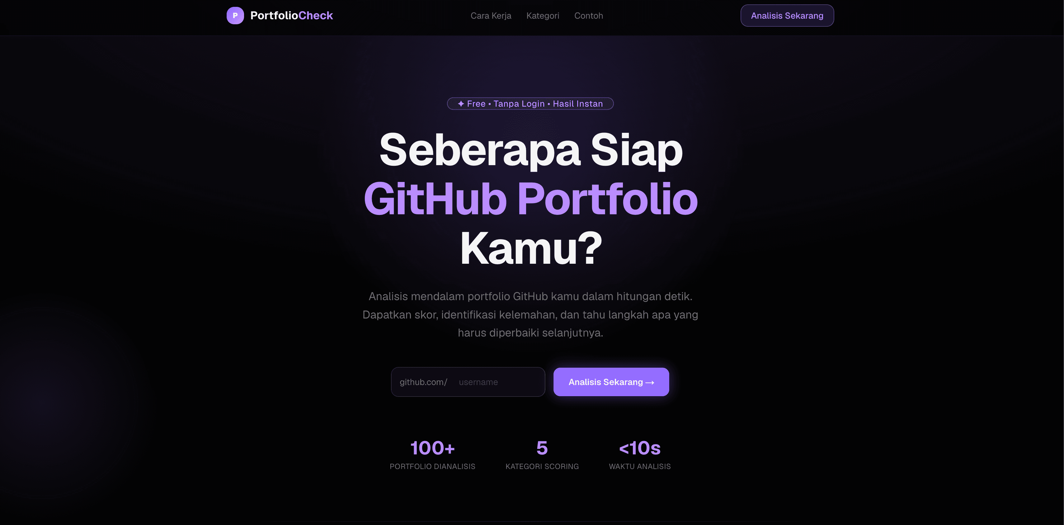 Portfolio Check
